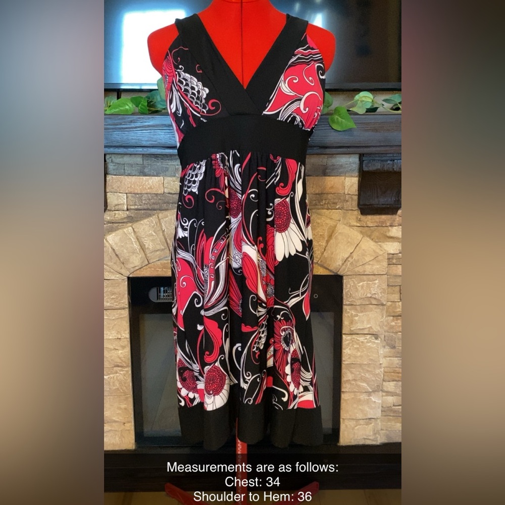 Annabelle NY Hot Pink and Black Dress